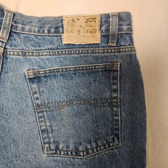 BUGLE BOY 750 Vintage Unisex Baggy Tapered Easy Fit Size 38W 32 IN Exc. Condit. - Picture 5 of 16